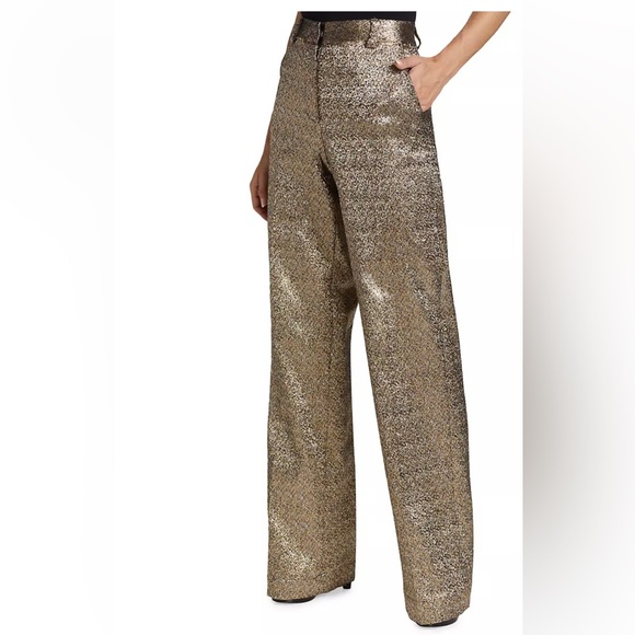 AKNVAS Metallic Wide-leg Pants - Picture 1 of 7